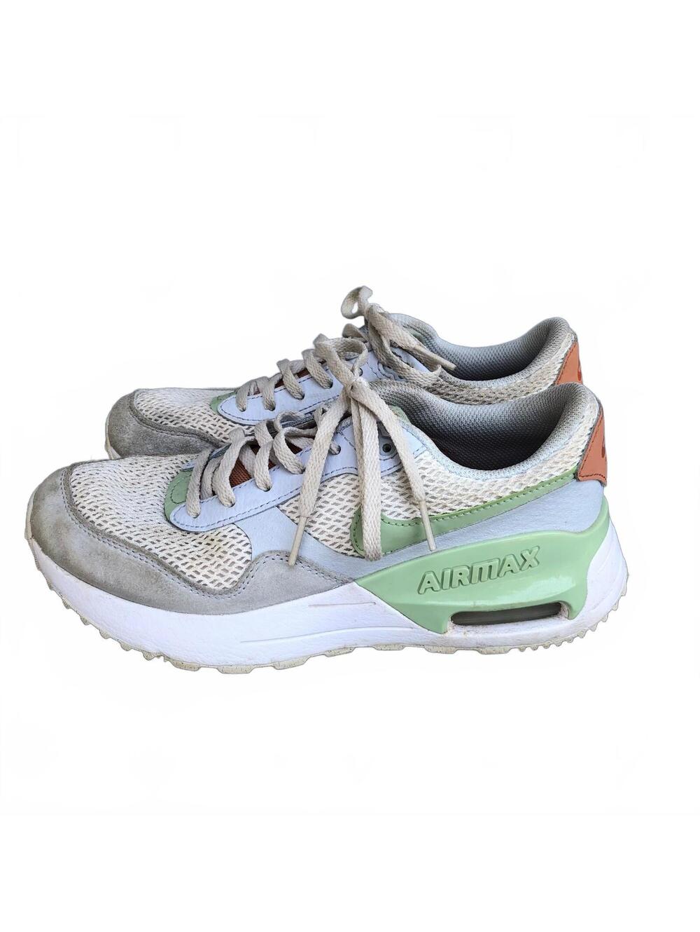 Nike Air Max SYSTM GS Sneakers Youth Size 5Y Phantom Honeydew